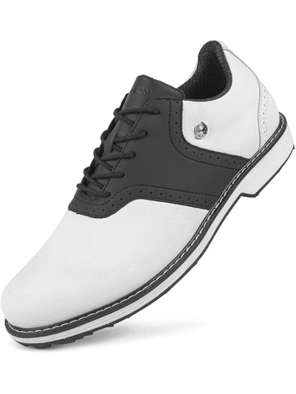 Men's White Black Golf Shoes Waterproof Professional Golf Footwear Sneakers Shoe